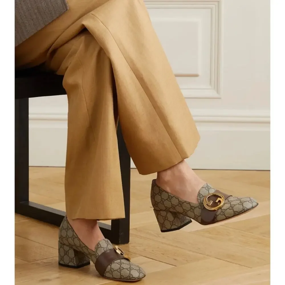 GUCCI Blondie GG logo supreme pumps heels